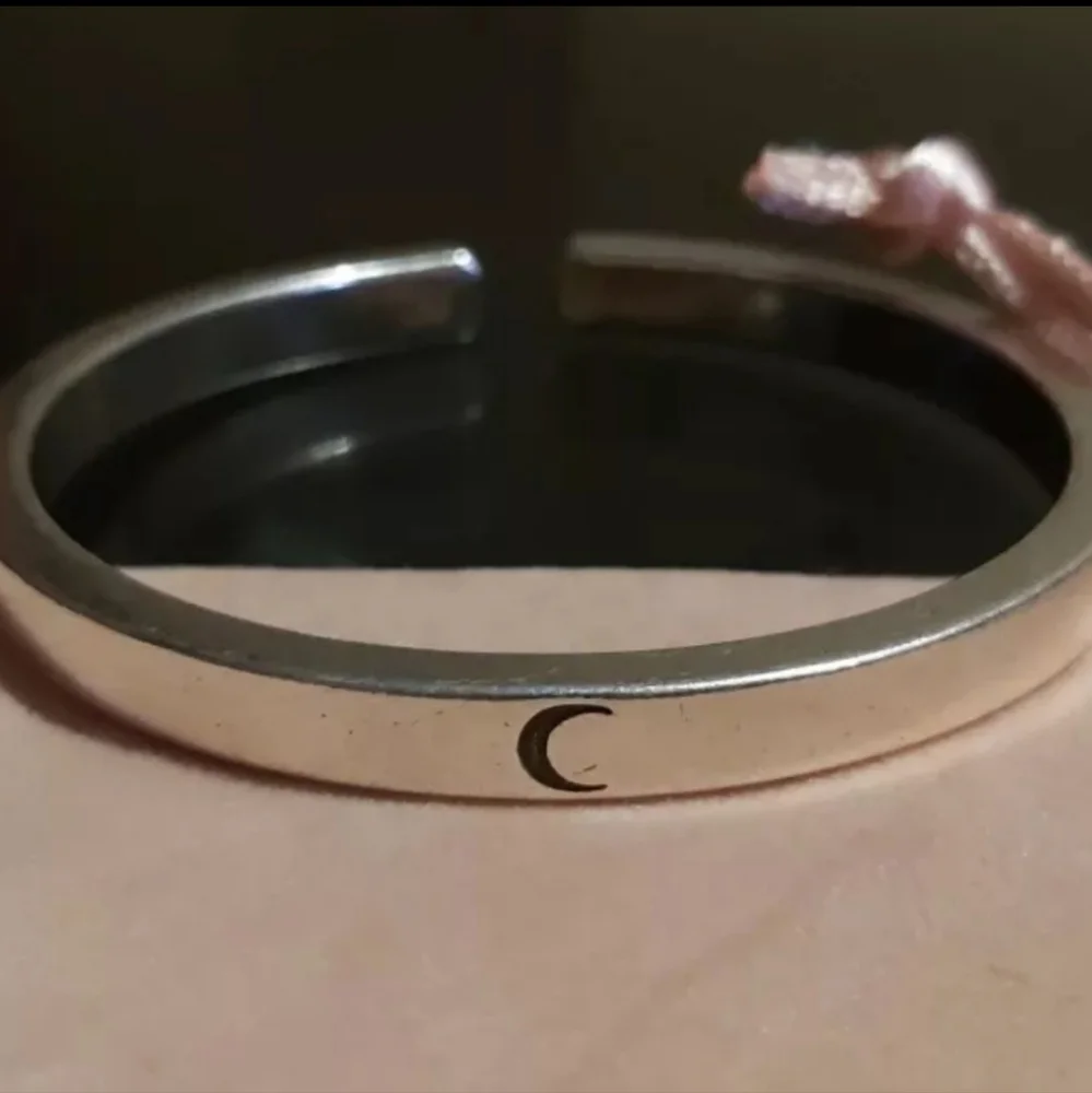 NEW Heavy 925 Sterling Silver Engraved Moon Bracelet - Picture 9 of 11